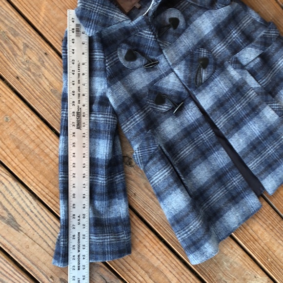 Blue Plaid Swing Jacket-Small - Picture 11 of 11